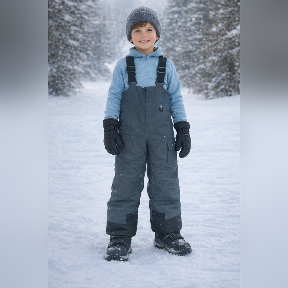Obermeyer Kids' Blue Snow Bib